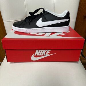Nike Court Royale 749747 010 Tennis Shoes Mens Shoes 9 Sneakers black/white NIB
